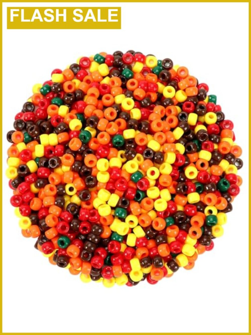 1200pc Pony Beads Plastic for Bracelets Jewelry Making Crafts